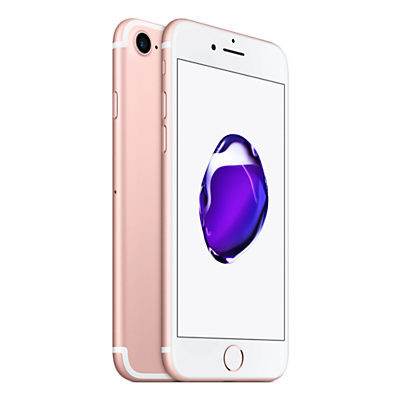 Apple iPhone 7, iOS 10, 4.7, 4G LTE, SIM Free, 128GB Rose Gold